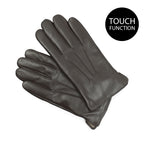 HarveyMBG Glove Herrenhandschuhe mit Touch-Funktion. Braun. Lederhaut. Markberg
