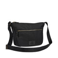 MonoMBG Umhängetasche. Unisex, Schwarz mit Gold. Recyceltes Polyester. Markberg