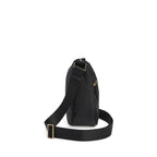 MonoMBG Umhängetasche. Unisex, Schwarz mit Gold. Recyceltes Polyester. Markberg