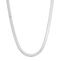 Joy Wasserfeste Schlangenhalskette. 4 mm. Halskette. Versilberung. Dänisches Kopenhagen