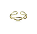 Snoet ring i guld. Adda. Everneed